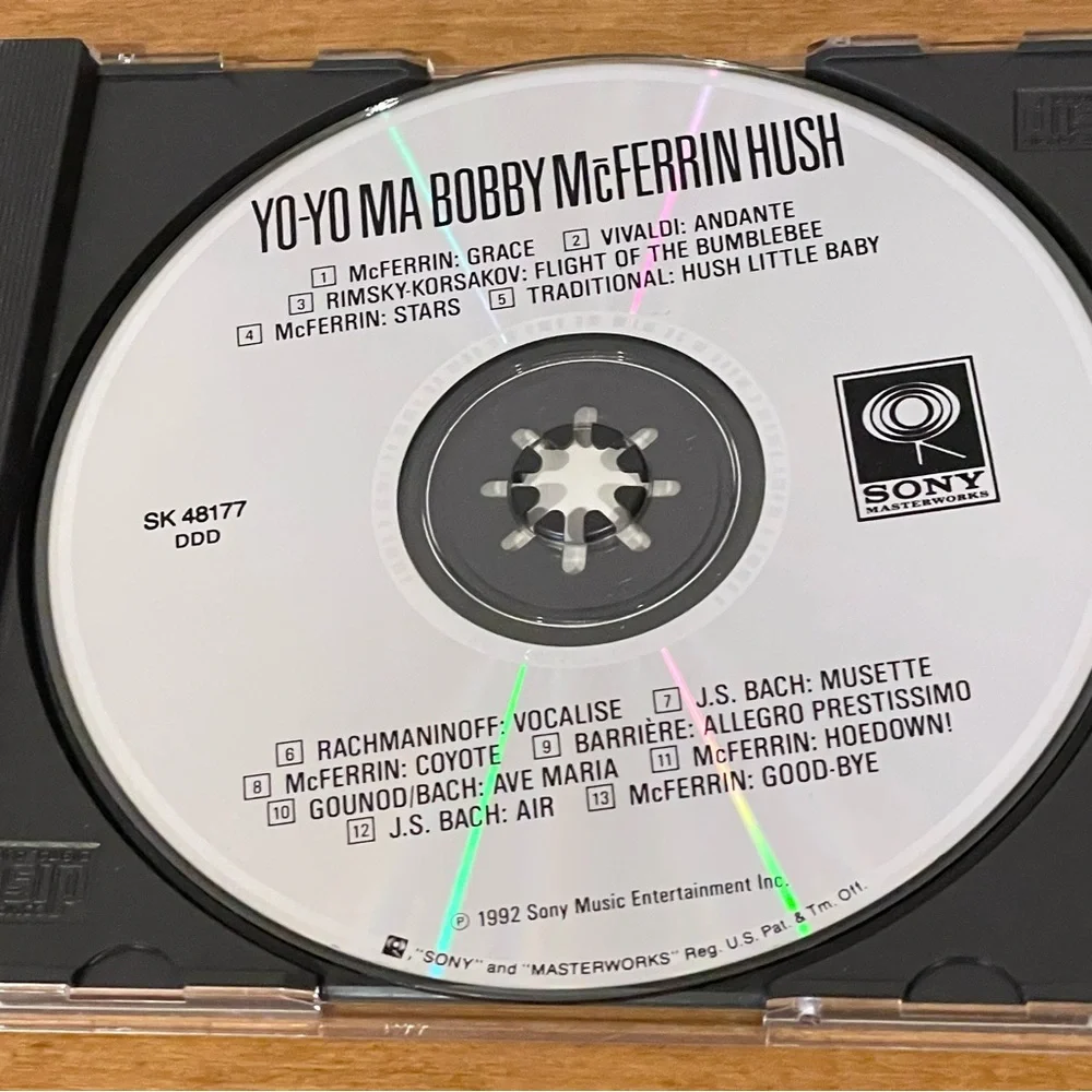Yo Yo Ma Bobby McFerrin “Hush” CD